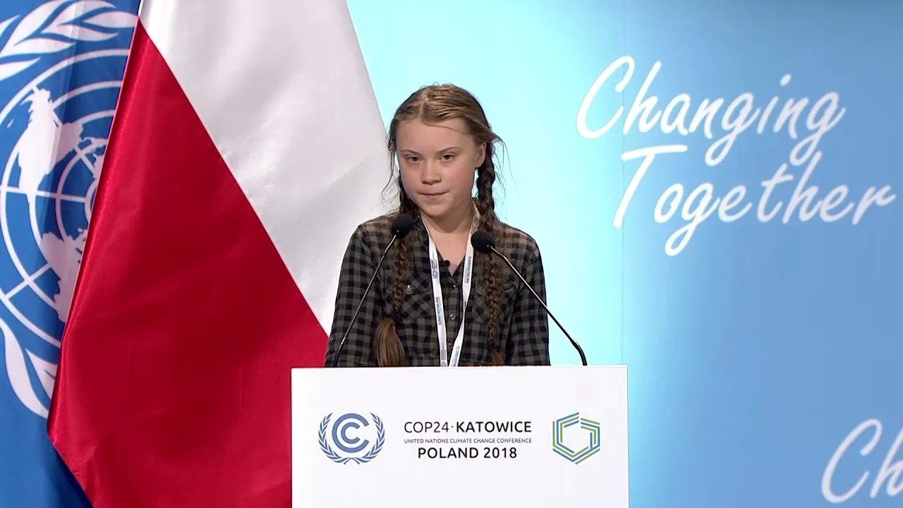15 year old's powerful message on climate change